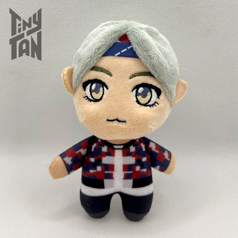 BTS Tiny Tan Character Plush Keyring - V - COKOYAM