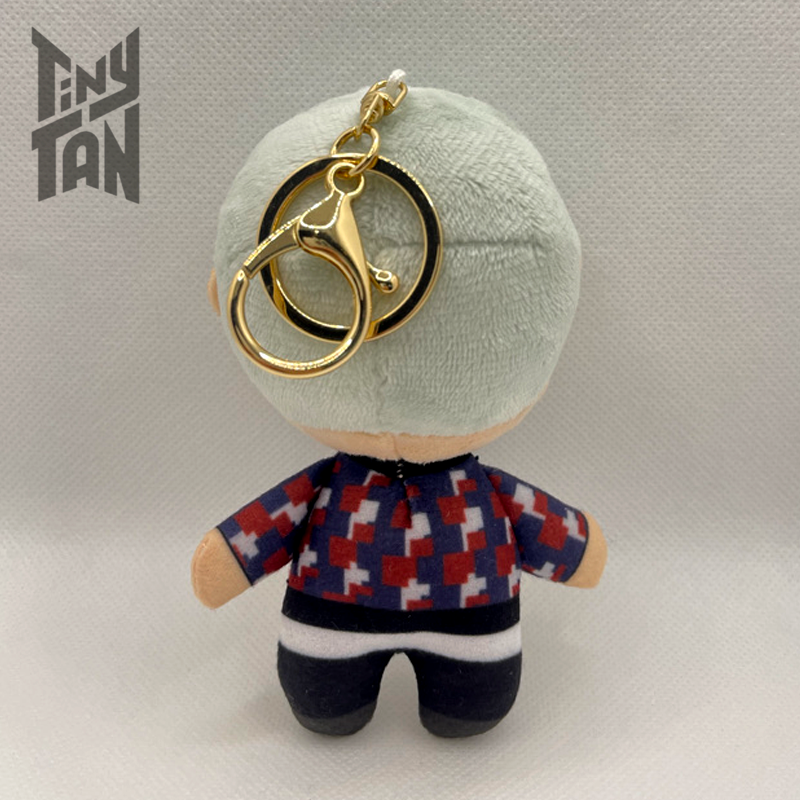BTS Tiny Tan Character Plush Keyring - V - COKOYAM