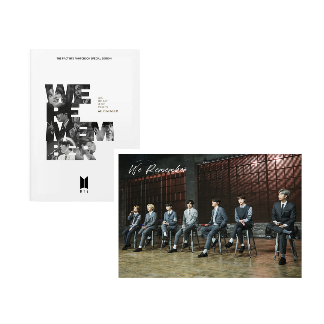 【未開封】THE FACT BTS PHOTOBOOK WE REMEMBER The Fact BTS Photobook Special Edition SEALED (US SHIP ONLY