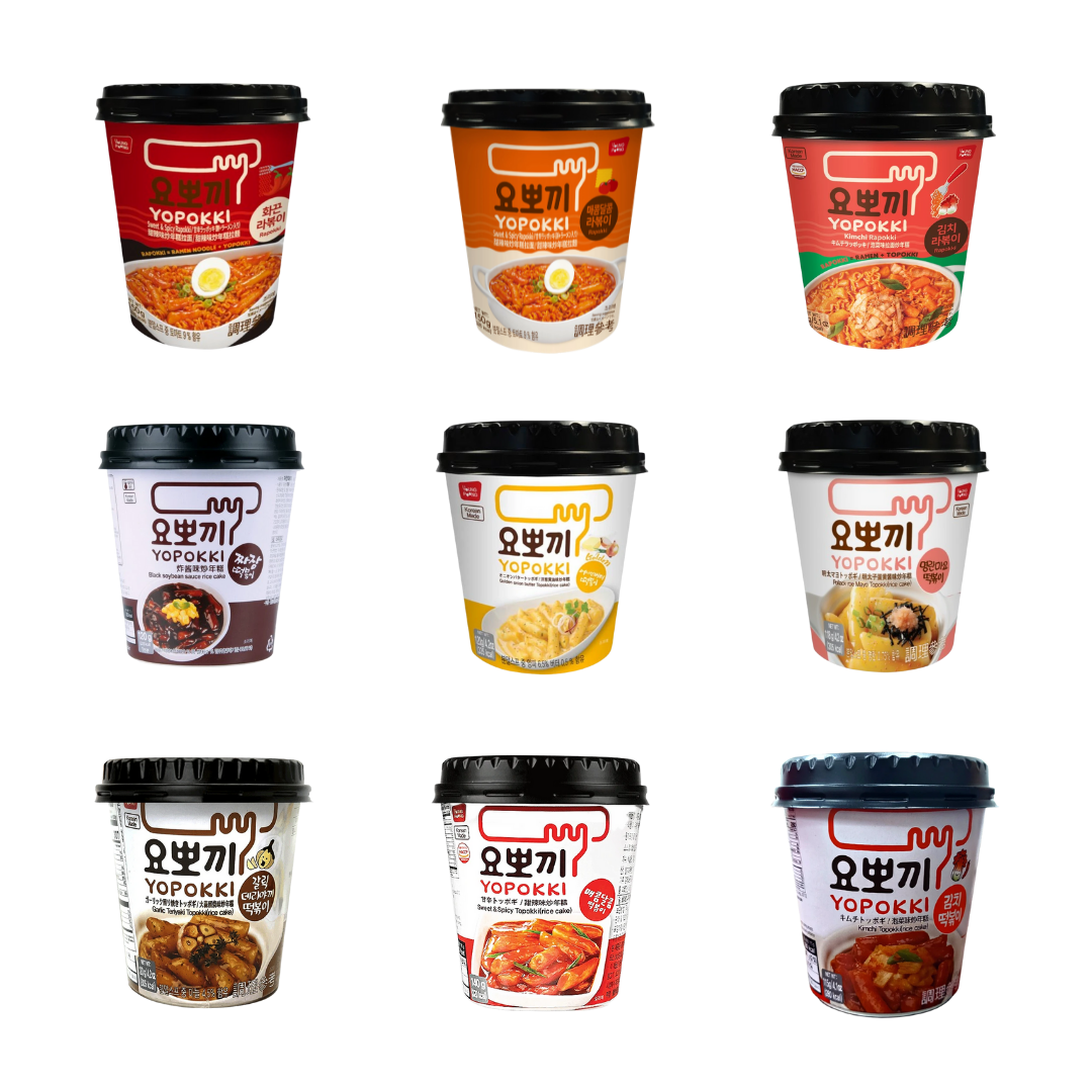 YOPOKKI Ttteokbokki & Rapokki 9 Flavors Combo (1208g) - COKOYAM