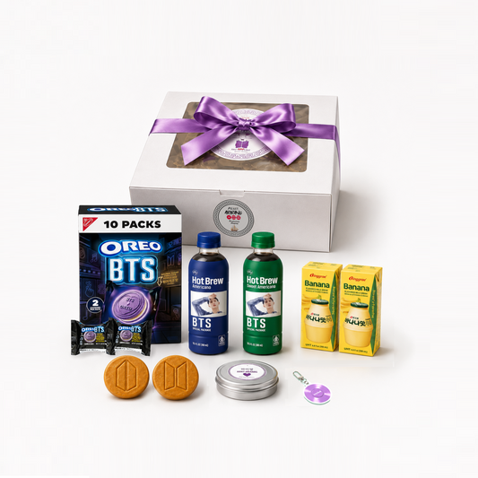BTS ARMY'S DDUNG Bar Coffee with Oreo Cookies and Dalgona Gift Set