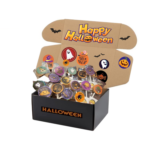 Halloween K-Candy Box with Spooky Light for Trick or Treat Night [ Net Over 1.5lbs K-Candy Over 70 Count] by DalgonaMaster