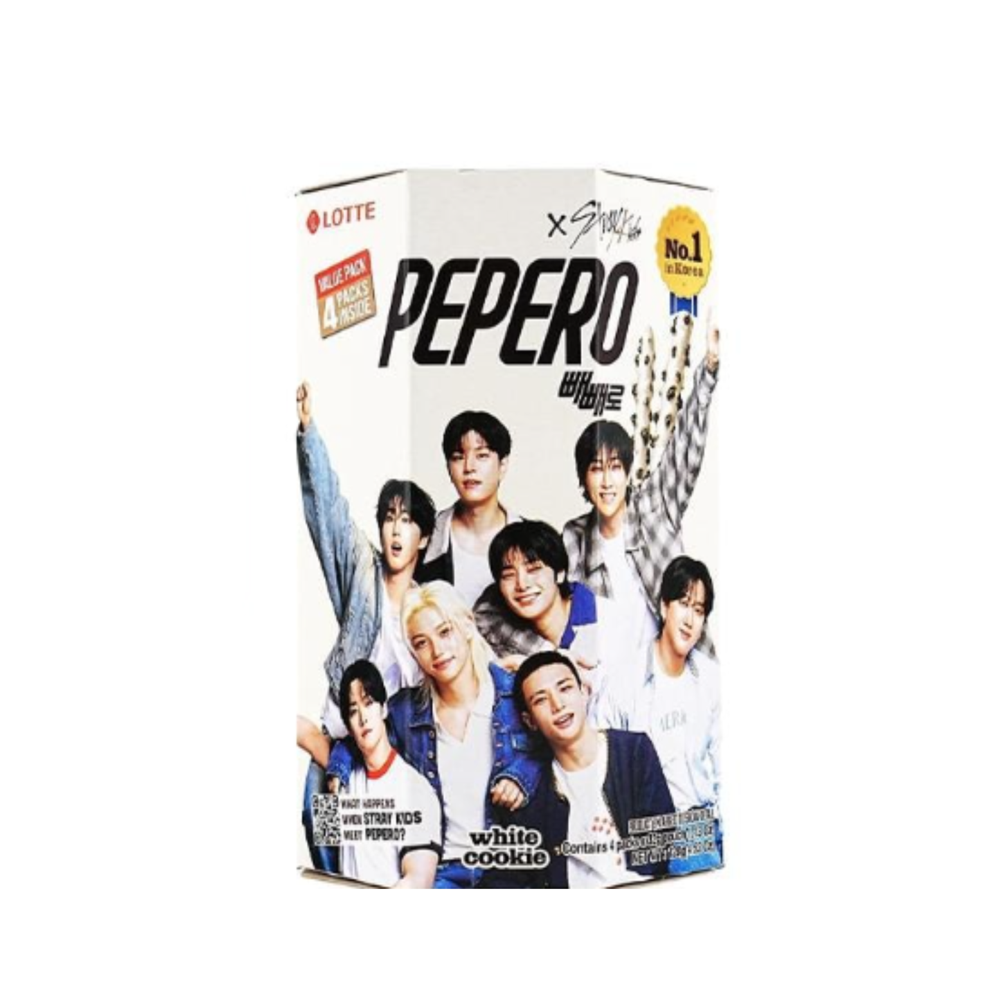 STRAY KIDS x PEPERO White Cookie Jumbo Gift (Copy)