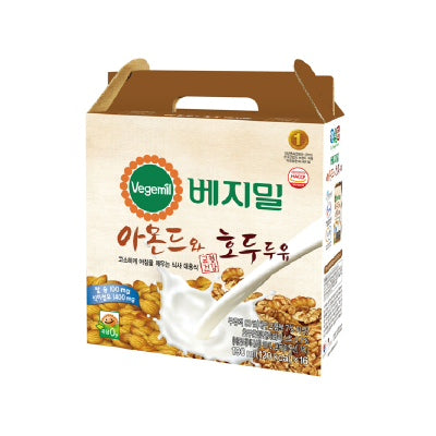 DR.CHUNG'S FOOD VEGEMIL Soy Milk Almond & Walnut (190mlx6PK, 190x16PK) - CoKoYam