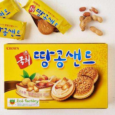 Crown Kookhee Peanut Flavor Biscuit (372g) - CoKoYam