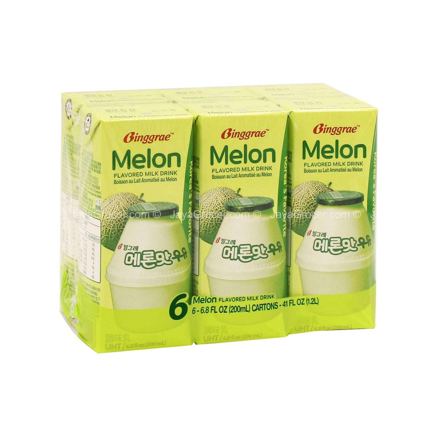 Binggrae Melon Milk (200ml x 6pack) - CoKoYam