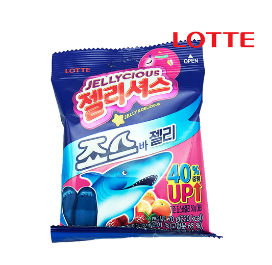 Lotte Gummy Jaws Bar Jelly (70g) - CoKoYam