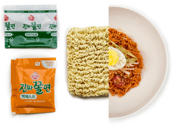 Ottogi Jinjja Jjolmyeon Pack (600g-4PK) - CoKoYam