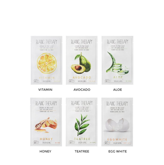 Ballon Blanc Therapy Sheet Mask 6 Combo - CoKoYam