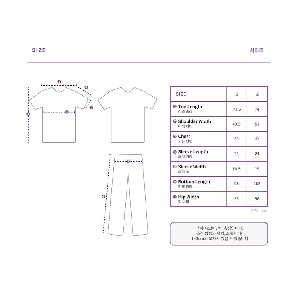 TinyTAN Official Licensed Checked Pattern Loungewear by TIYP - SUGA - COKOYAM