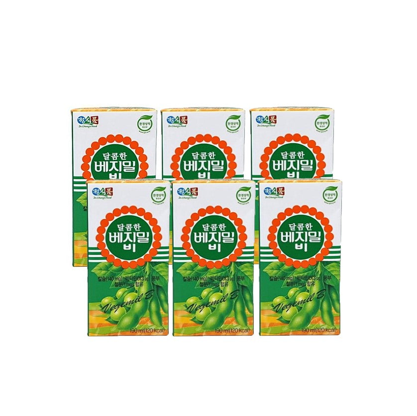 DR.CHUNG'S FOOD VEGEMIL B Soy Milk Plain (190mlx6PK, 190x16PK) -[Discounted Item (Food)] - COKOYAM