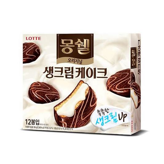 Lotte Moncher Cream Cake (192g,384g) - COKOYAM