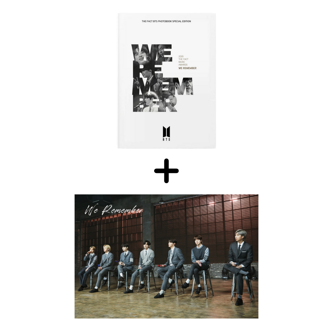 OFFICIAL BTS THE FACT Extra Poster & Photobook - Special Limited Edition: WE REMEMBER - [Venue Price] - COKOYAM