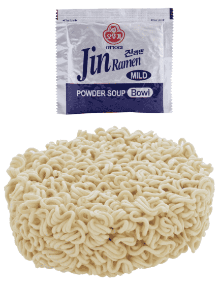 Ottogi Jin Ramen Bowl Mild (110g) - CoKoYam