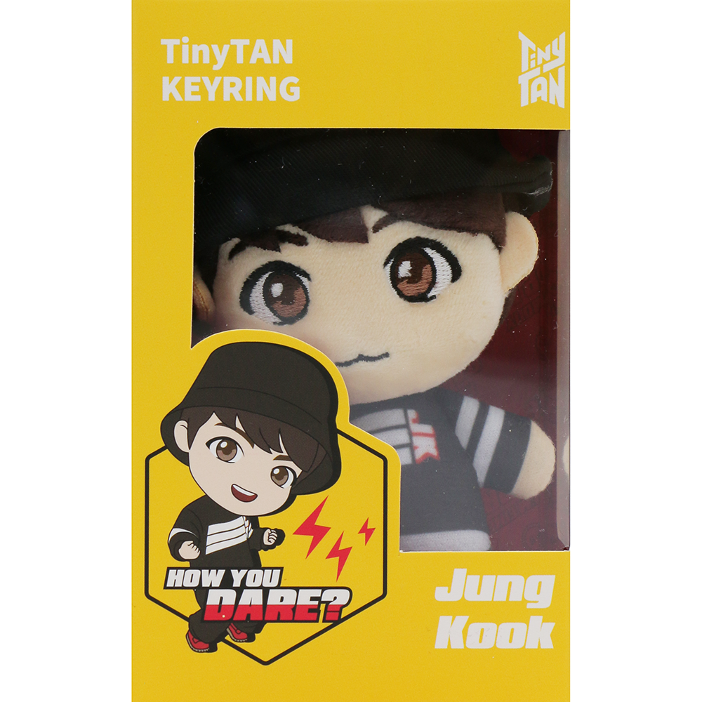 BTS Tiny Tan Character Plush Keyring - Jung Kook - COKOYAM