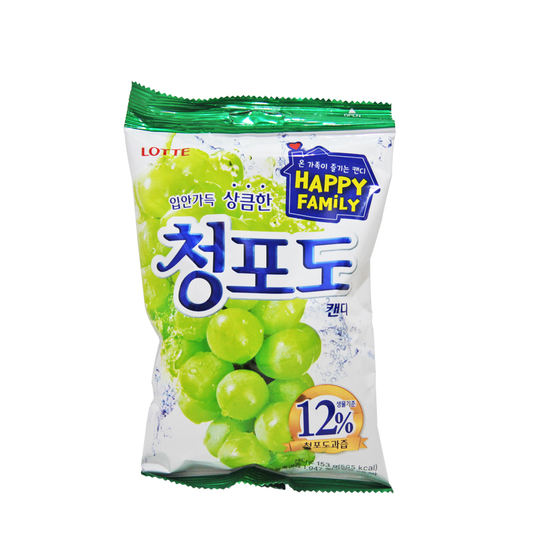 Lotte Green Grape Candy (153g) - CoKoYam