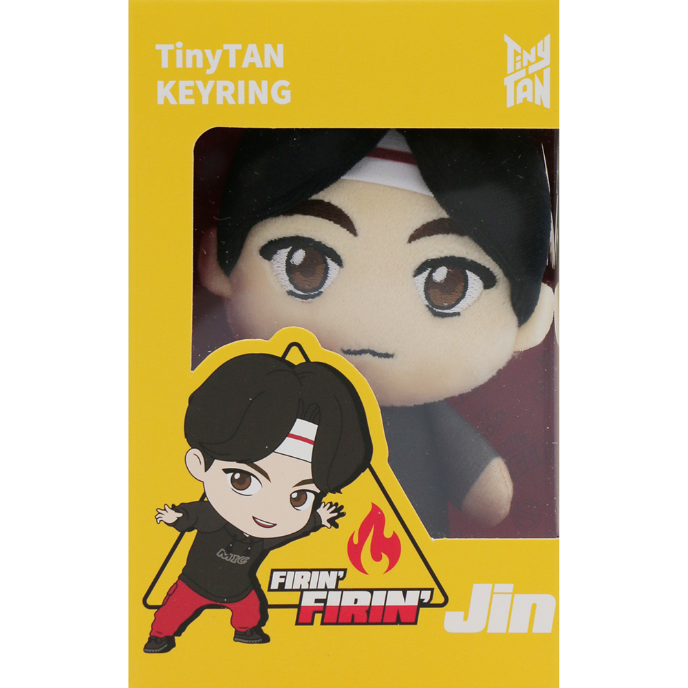 BTS Tiny Tan Character Plush Keyring - Jin - COKOYAM