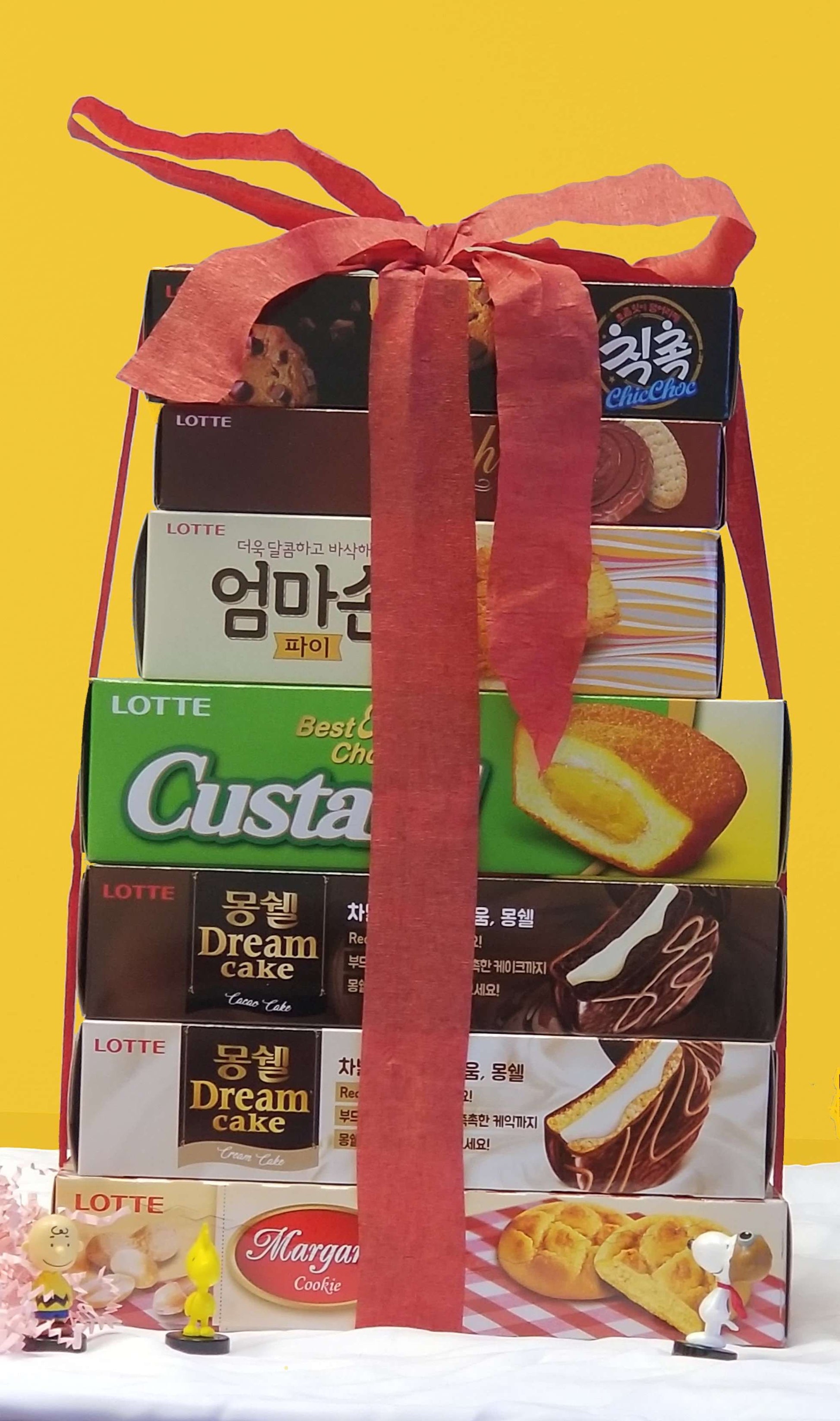 COKOYAM Selection Lotte Premium Gift Combo (Seven Cake Snacks) - CoKoYam