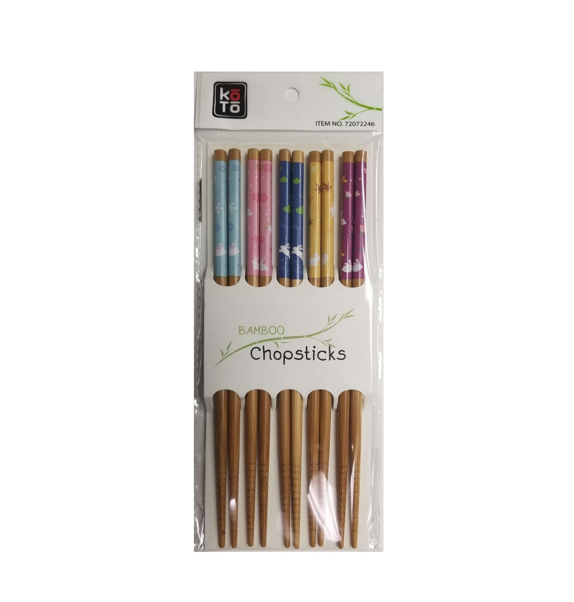 KT Bamboo Chopsticks  5 Sets - CoKoYam