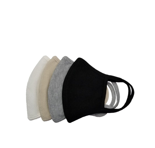 3D Washable 100% Cotton Face Mask for Protection from Dust/Cough/Particle - 4 Colors One Size-[Discounted Item] - CoKoYam