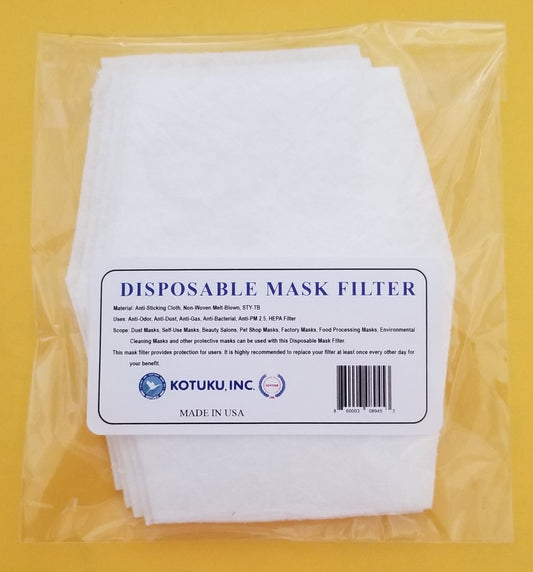 KOTUKU Disposable Mask Filter 5 Sheets-[Discounted Item] - CoKoYam