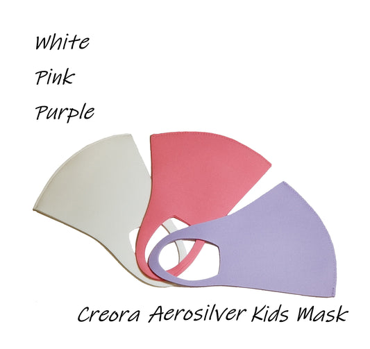 Creora Aerosilver Kids Face Skin Like Washable Mask (3 colors combo) - CoKoYam