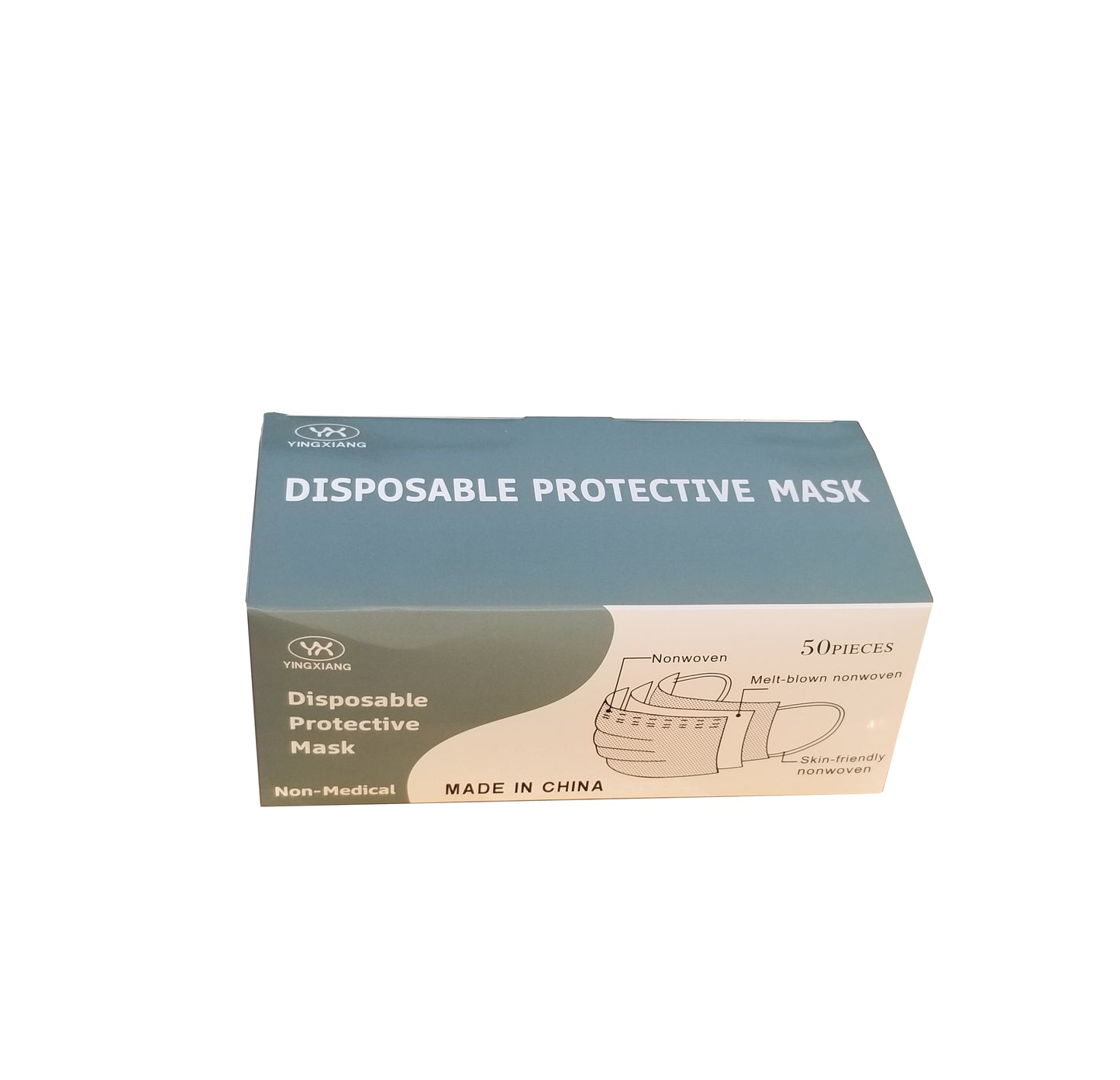 YINGXIANG Disposable Protective Face Mask (50 Pcs) - Non-Medical - CoKoYam