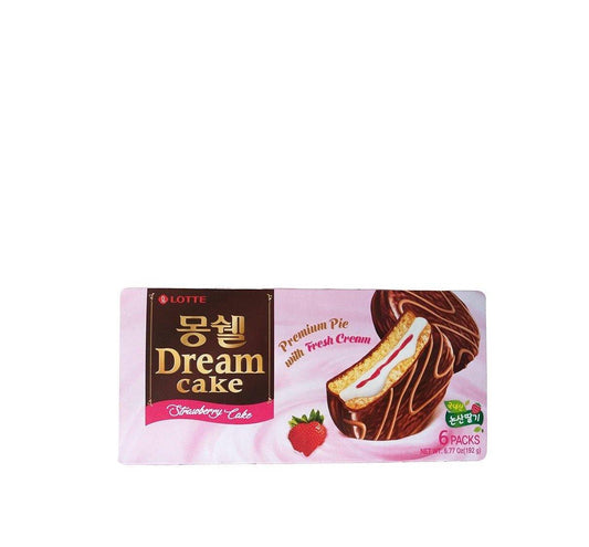 Lotte Mon Cher Strawberry Cake (192g,384g) - COKOYAM