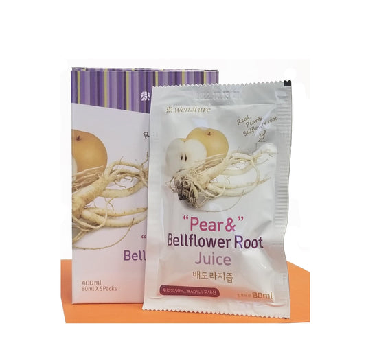 WENATURE Pear & Platy Codon Exact Juice  (80ml x 5 Packs) - COKOYAM