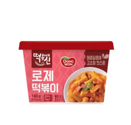 DONGWON Rose Topokki (God of Tteokbokki) (120g) - Tteokbokki - COKOYAM
