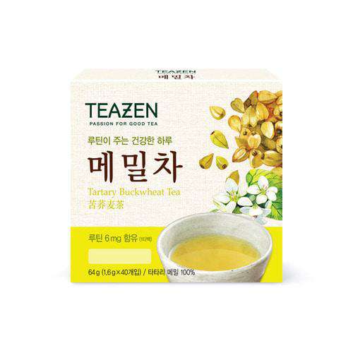 Teazen Tartary Buckwheat Tea 40 Tea Bags (64g) - CoKoYam