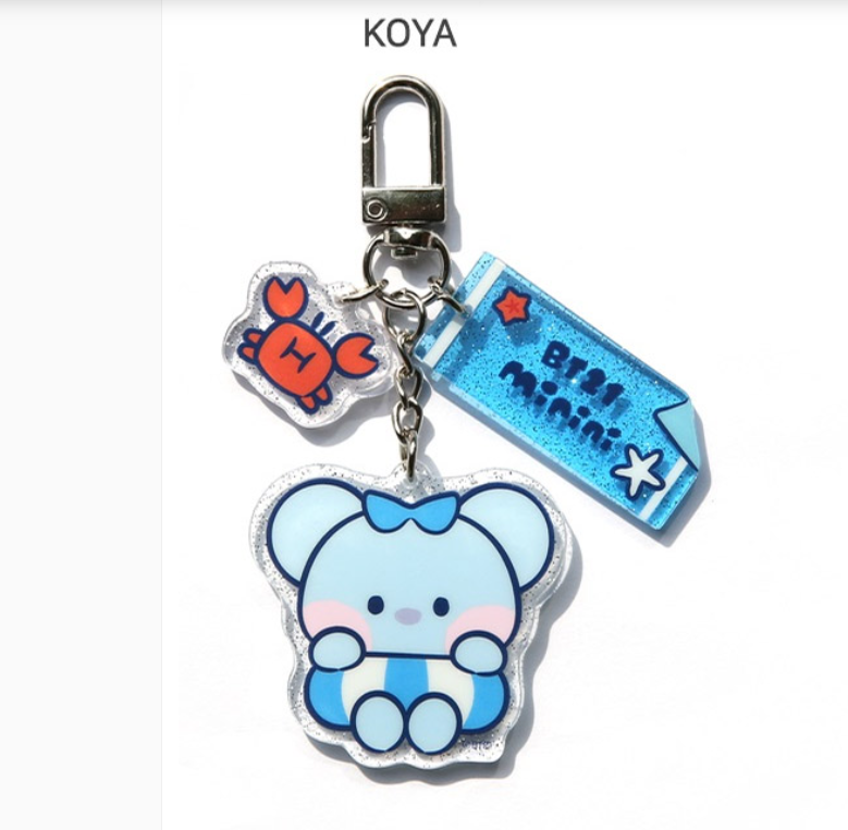 BT21 ACYLIC KEYRING SUMMER SKY