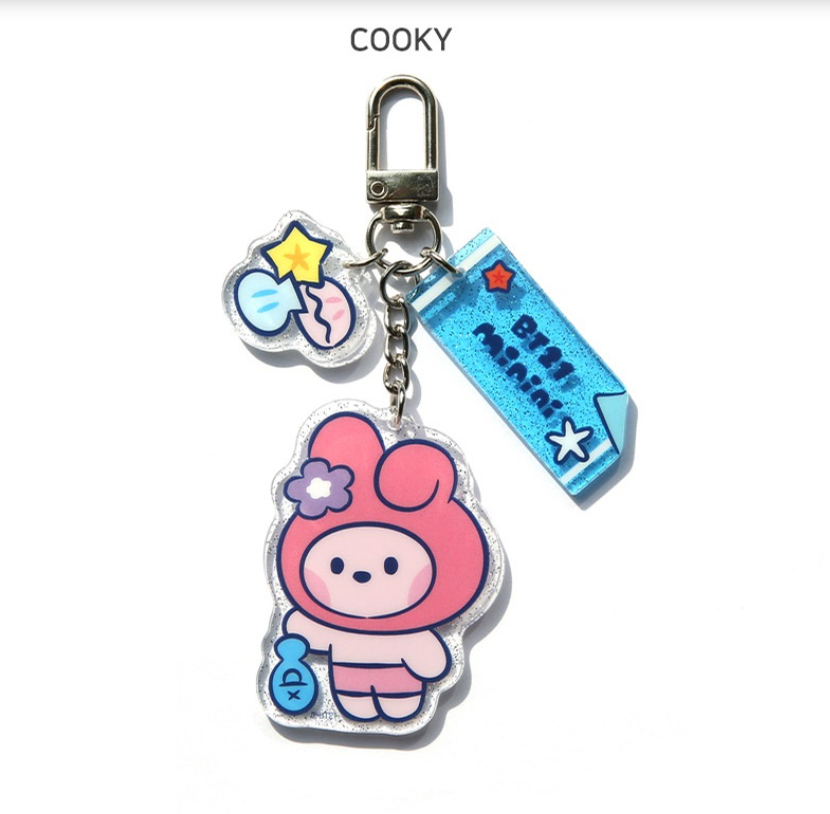 BT21 ACYLIC KEYRING SUMMER SKY