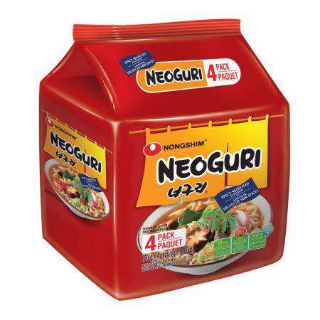 Nuguri Racoon Nongshim Neoguri (Nuguri) Ramen Pack (480g-4PK) – k-oneshop