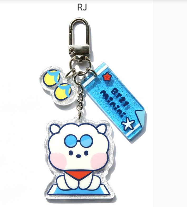 BT21 ACYLIC KEYRING SUMMER SKY