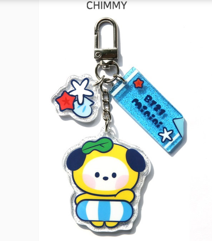 BT21 ACYLIC KEYRING SUMMER SKY