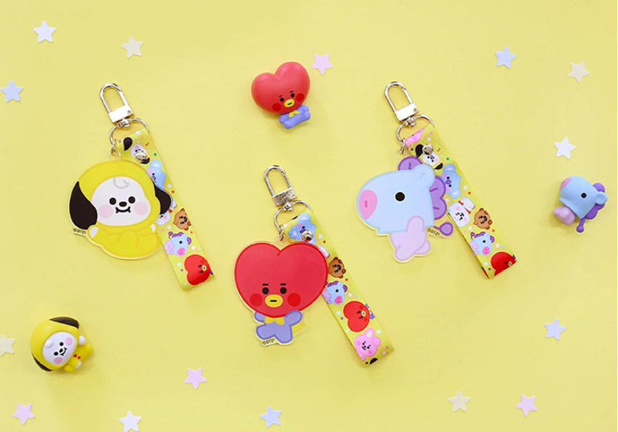 BT21  ACRYL WIRE  KEYRING