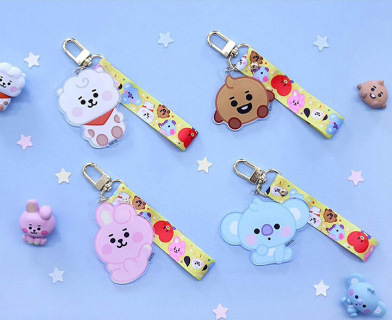 BT21  ACRYL WIRE  KEYRING