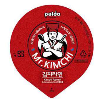 Paldo Small Cup Spicy Mr. Kimchi Ramen (65gx2Cups) - CoKoYam