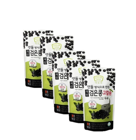 Areumdeul  Black Soy Milk - High CA+ (180mlx5PK, 180mlx15PK) - COKOYAM