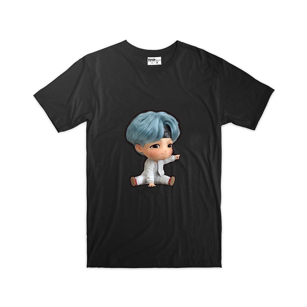 TinyTAN Official Licensed 3D Black Loungewear by TIYP - SUGA - COKOYAM
