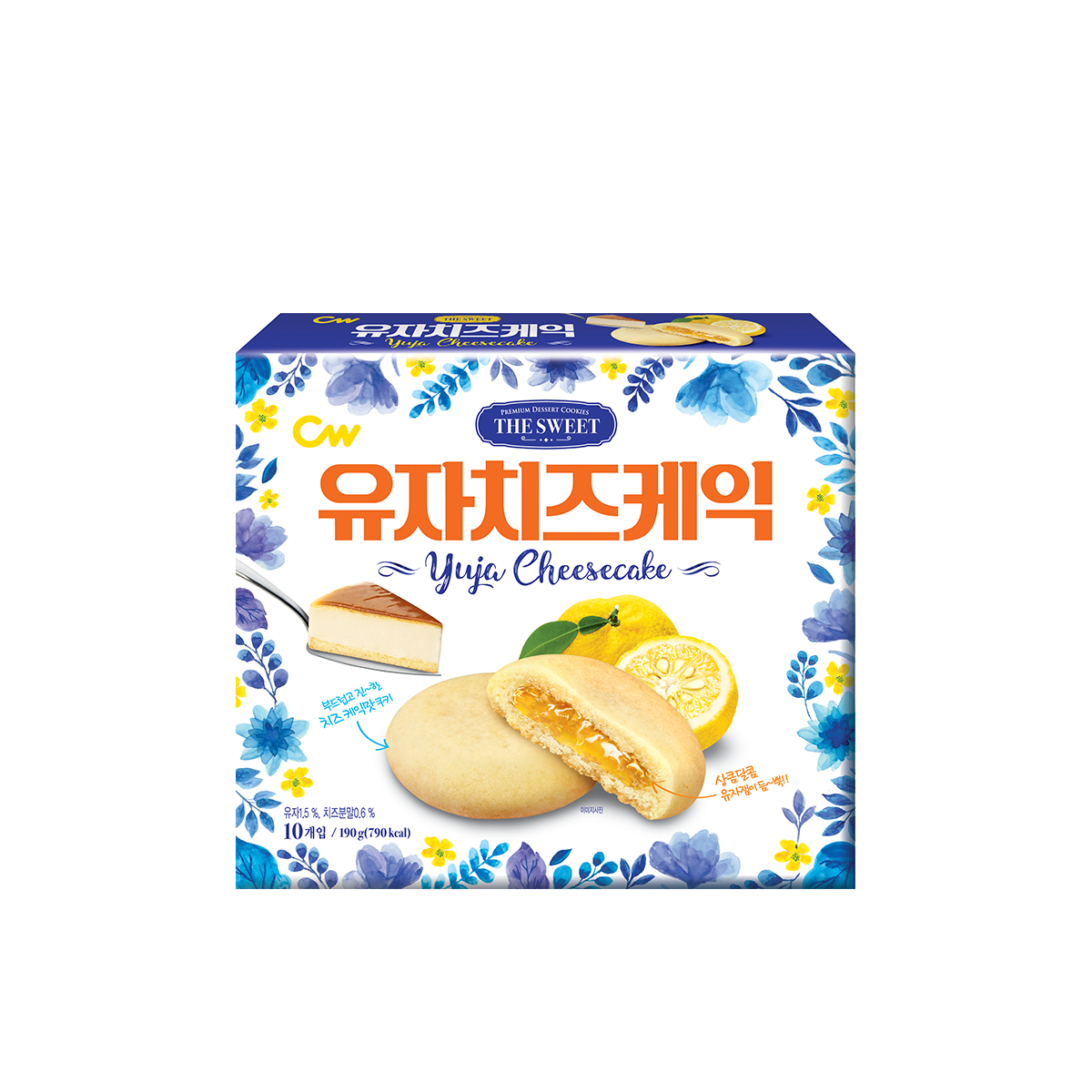 Chungwoo Yuja Cheese Cake 10 Packs (190g) - COKOYAM