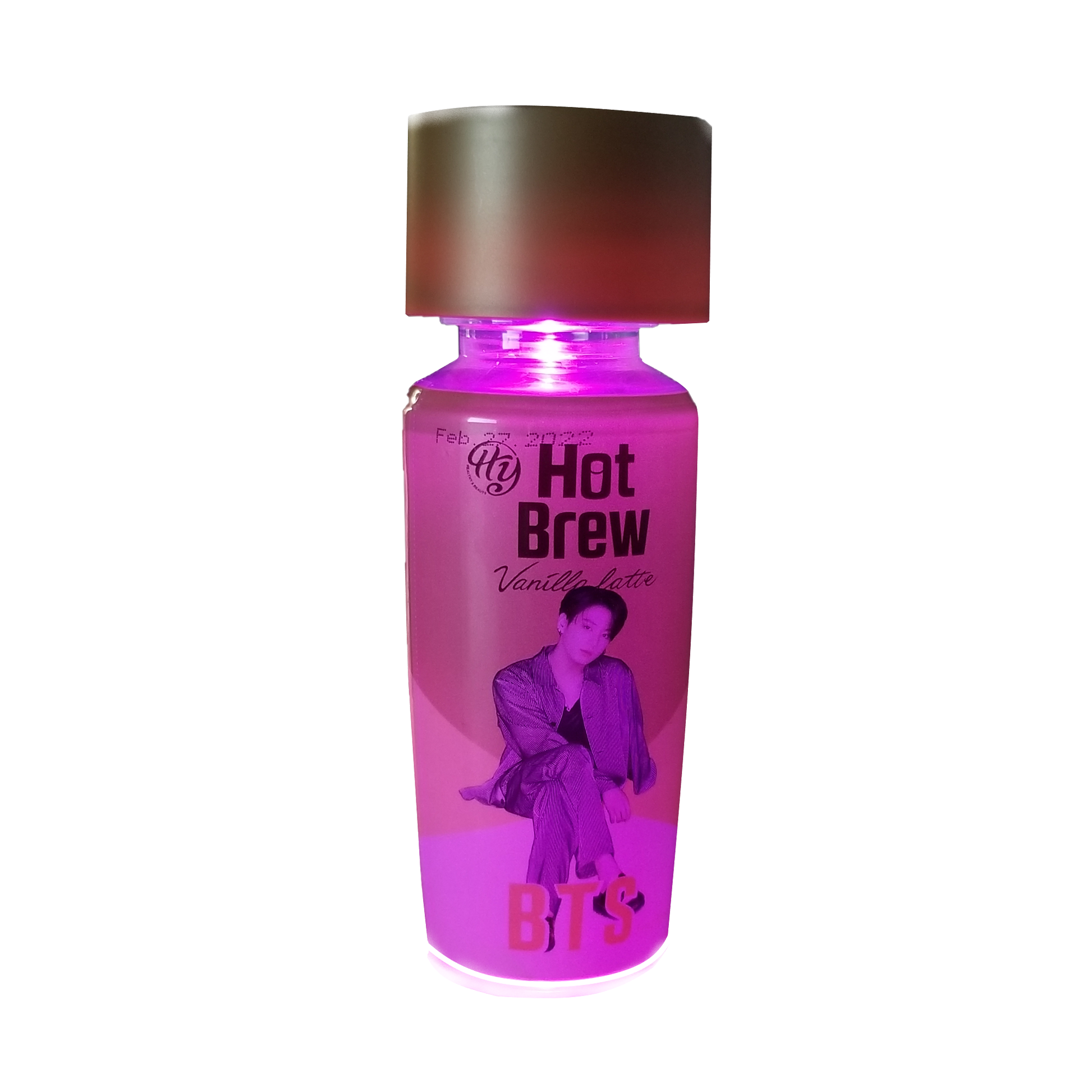BTS Coffee Empty Bottle Night Purple Lamp [Special Edition] - [Discounted (Goods)] - COKOYAM