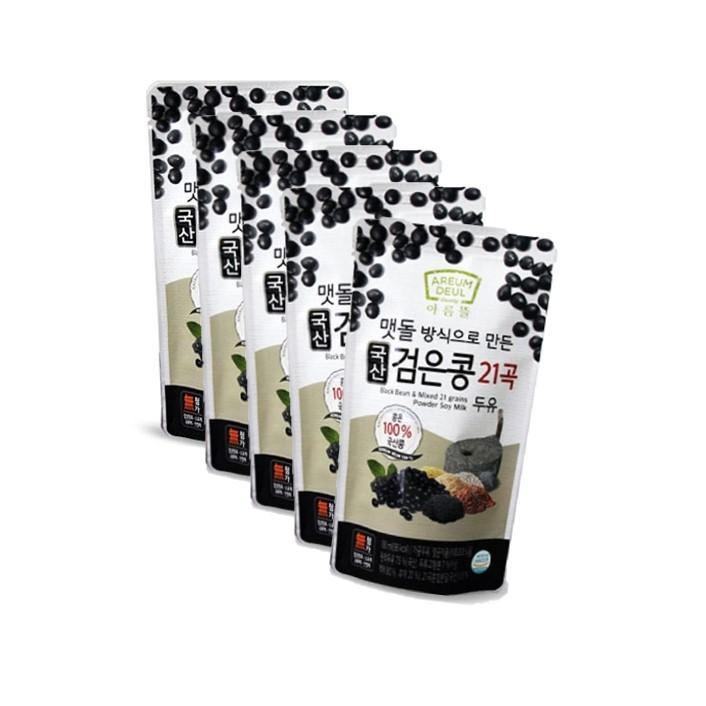 Areumdeul Soy Milk - Black Bean & Mixed 21 Grain Pack (180mlx5PK, 180mlx15PK) - CoKoYam