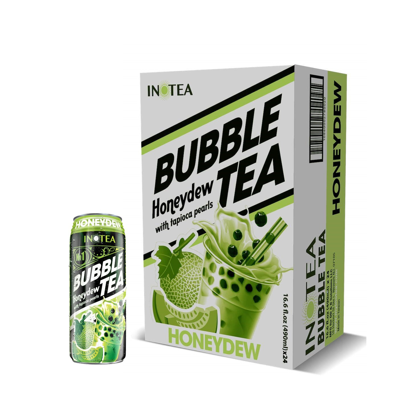 INOTEA Bubble Tea Honeydew ( 490ml x 1, x 24 ) - COKOYAM