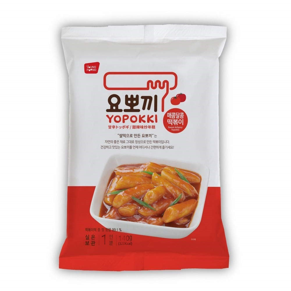 YOPOKKI Sweet & Spicy Tteokbokki Mini Pack (140g) - COKOYAM