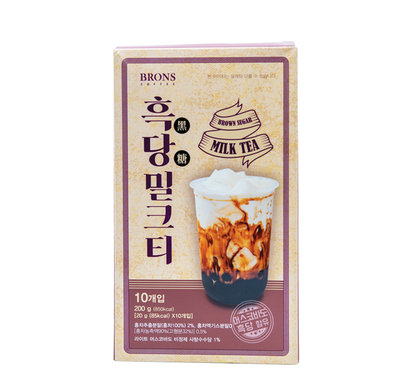 HaiTai Brown Sugar Milk Tea Powder Stick Pack (20g x 10 Packs) - COKOYAM