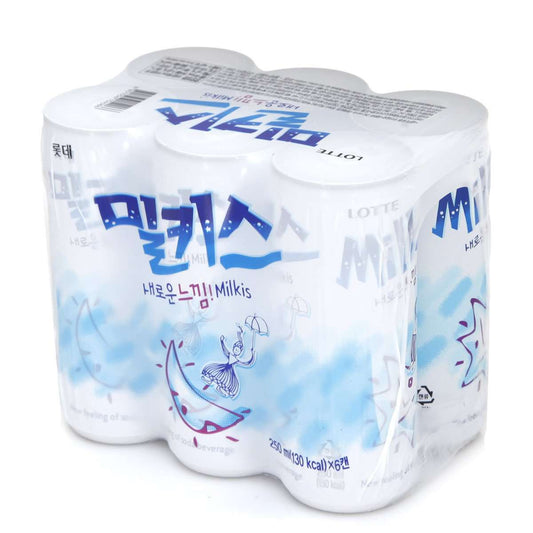 Lotte Milkis Original Can (250ml, 250ml x 6) - CoKoYam