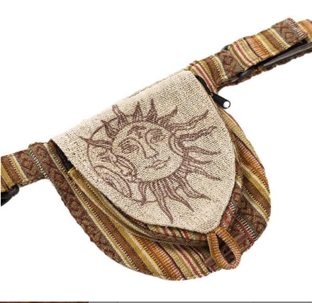 Tree, Sun Moon, Evil Eye Hip Sack Waist Fanny Pack - CoKoYam