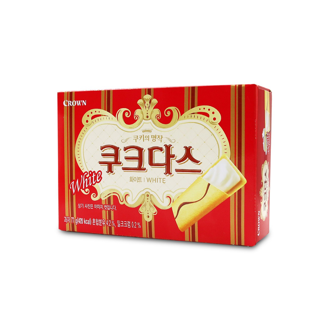 Crown Couque D'asse Biscuit White Torte (77g,128g, 288g) - [Discounted Item (Foods)] - COKOYAM